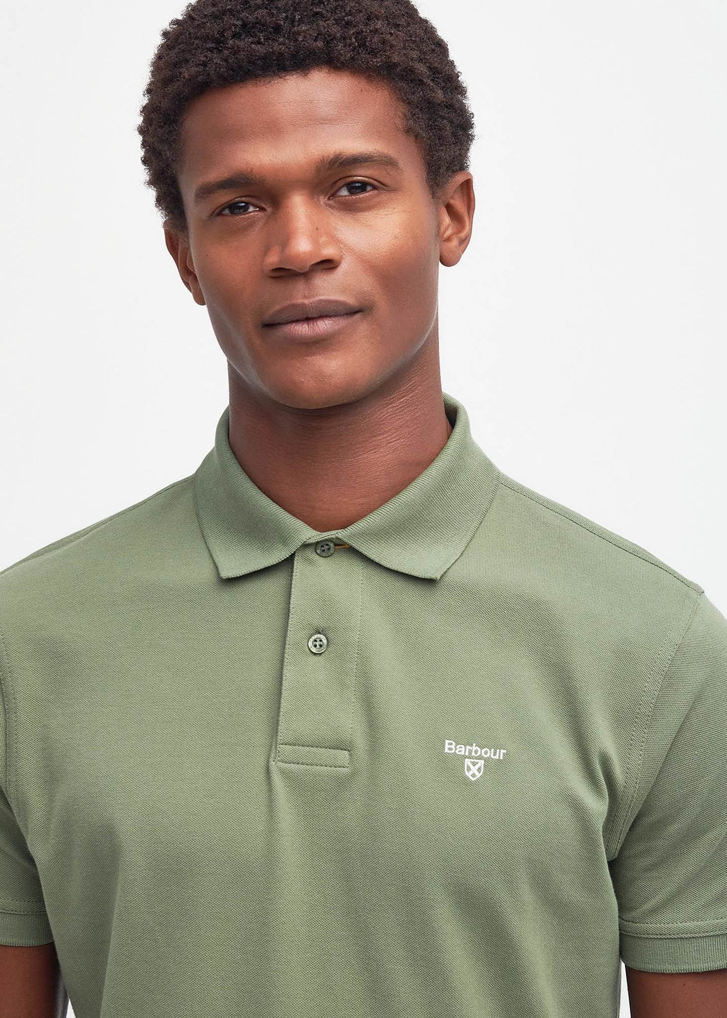 Barbour Polo's Lightweight sports polo - burnt olive