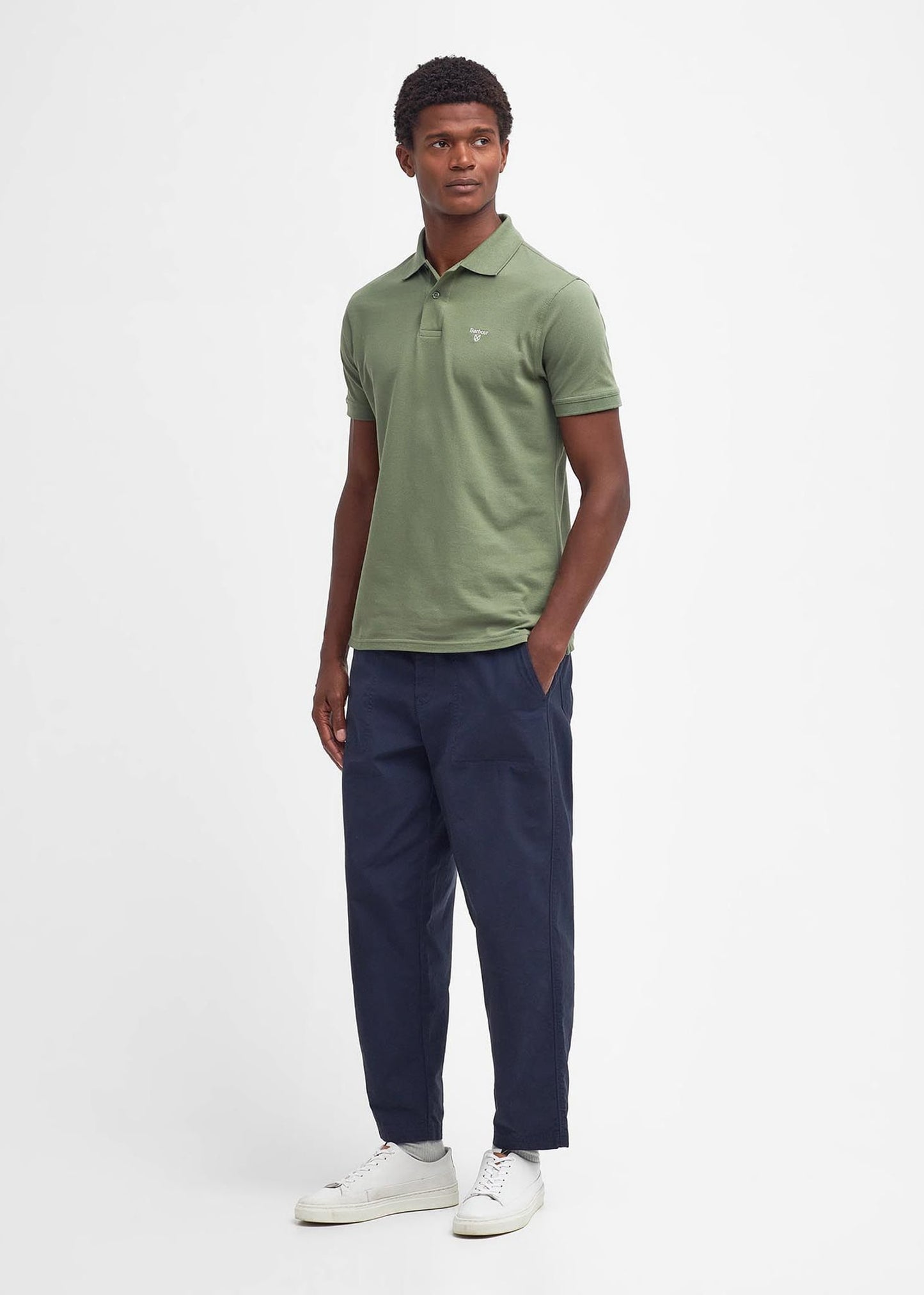 Barbour Polo's Lightweight sports polo - burnt olive