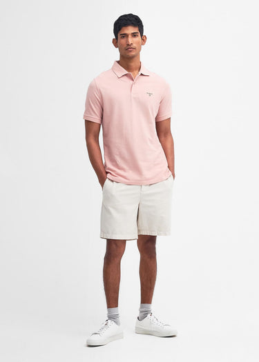 Barbour Polo's Lightweight sports polo - pink mist