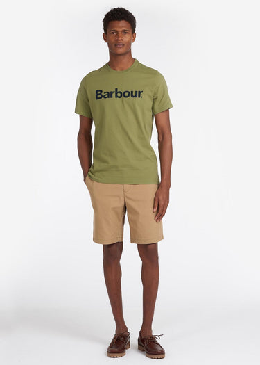 Barbour T-shirts Logo tee - burnt olive
