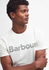 Barbour T-shirts Logo tee - ecru