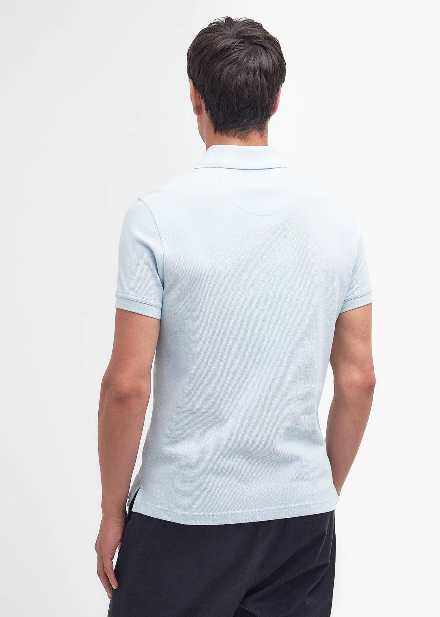 Barbour Polo's Tartan pique polo - niagra mist