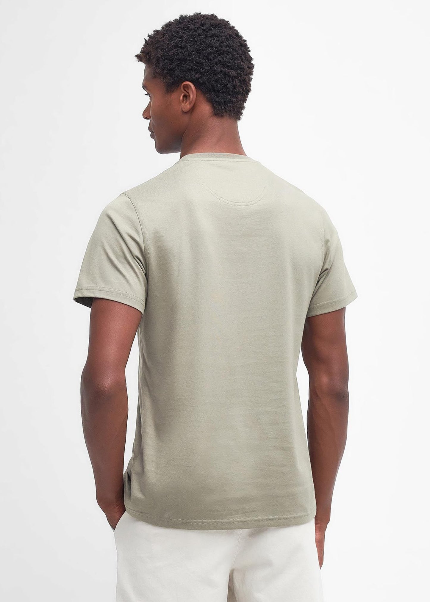 Barbour T-shirts Thurford tee - dusty green