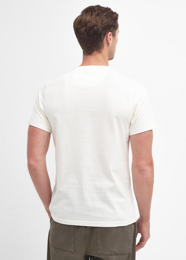 Barbour T-shirts Thurford tee - whisper white