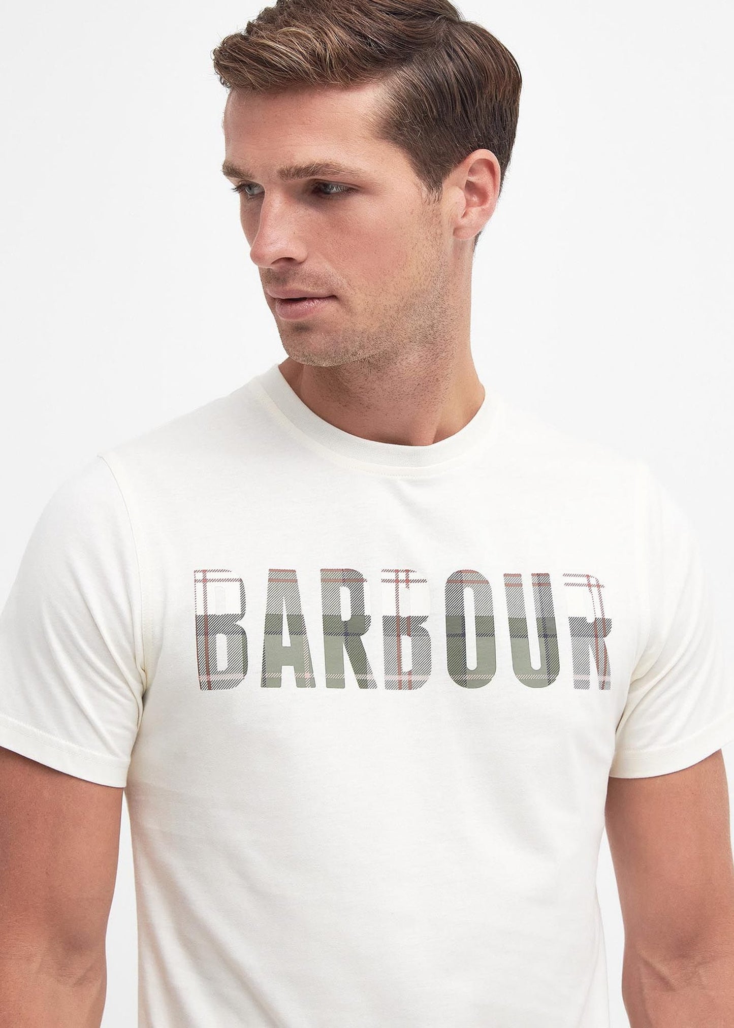 Barbour T-shirts Thurford tee - whisper white