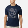 Ben Sherman T-shirts Linear record player - dark navy
