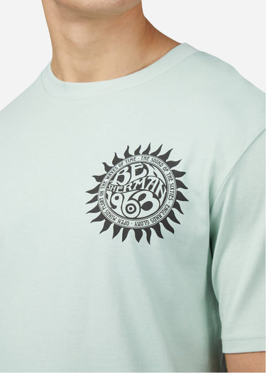 Ben Sherman T-shirts  Festive poster tee - mint