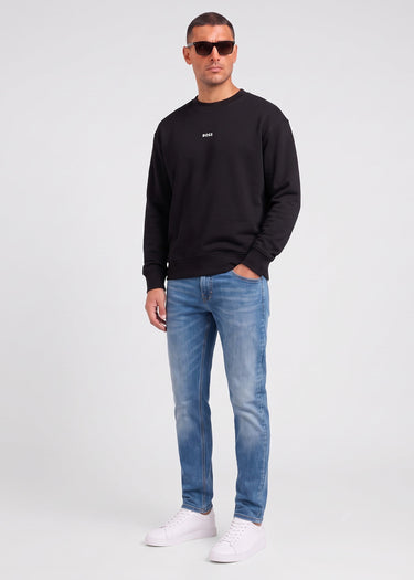 Hugo Boss Truien Wesmallcrew - black