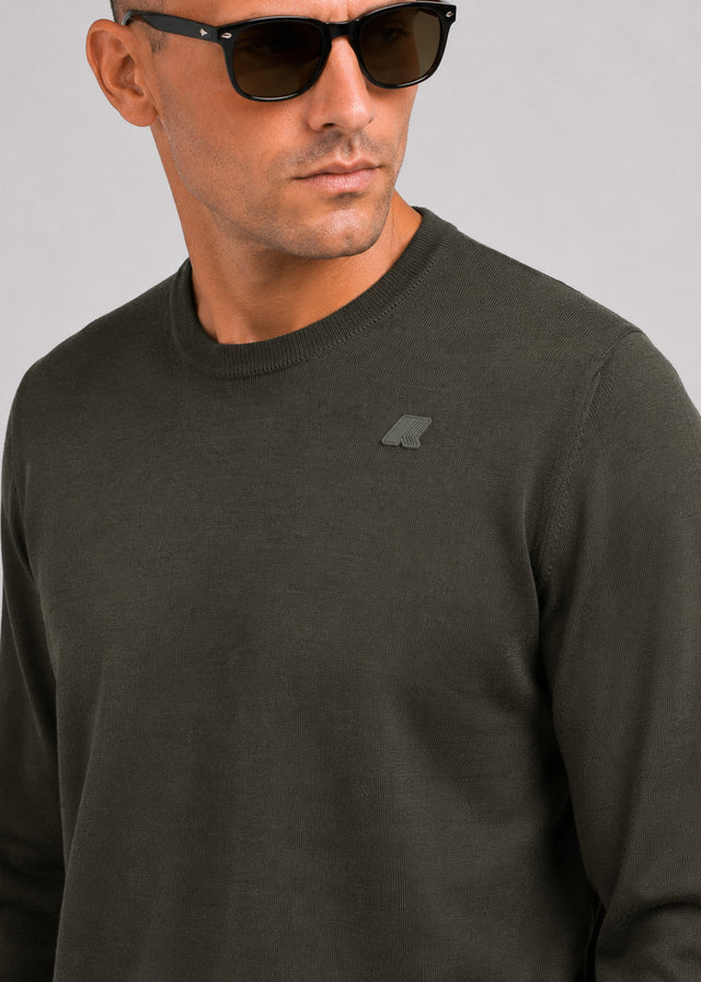 K-Way Truien Sebastien merino - green blackish