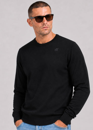 K-Way Truien Sebastien merino - black pure
