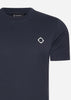 MA.Strum T-shirts Oversized back logo print tee - ink navy