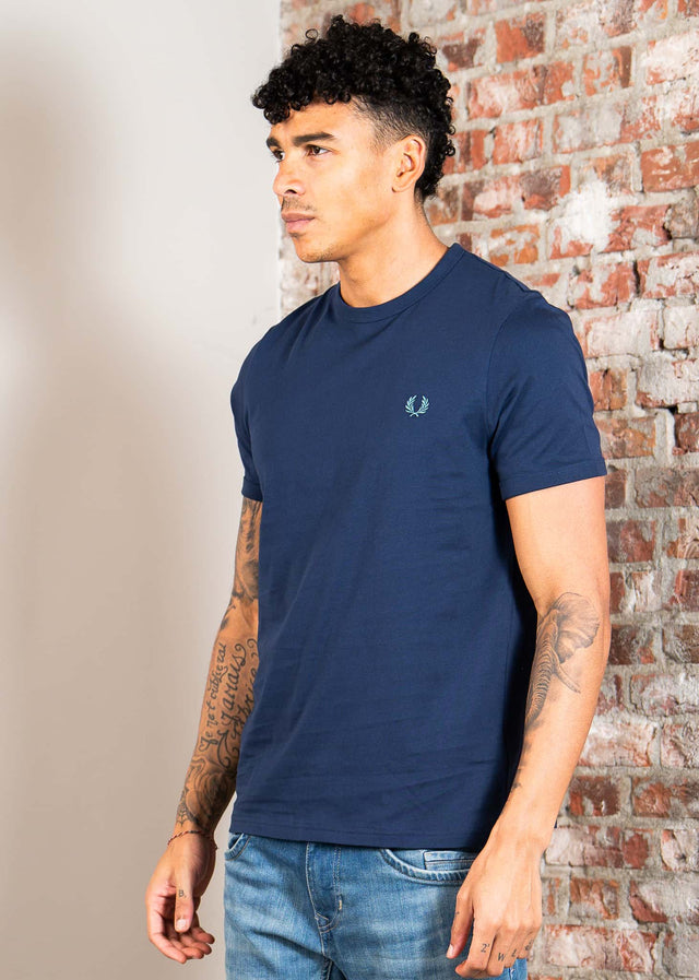 Fred Perry T-shirts Ringer t-shirt - tennis blue
