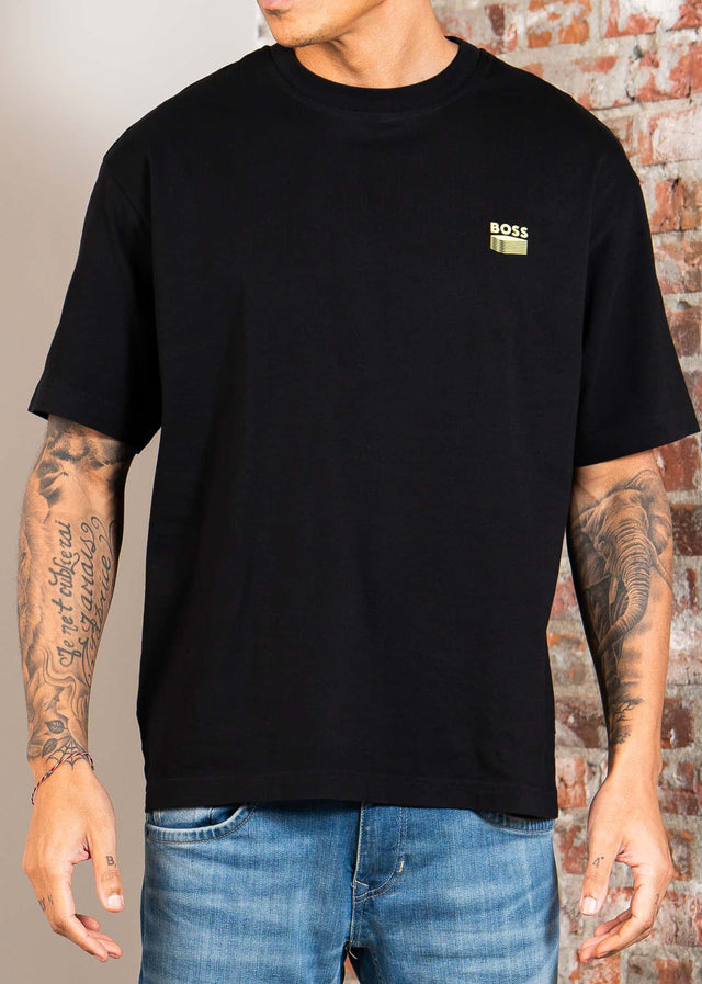Hugo Boss T-shirts Te brutalism - black