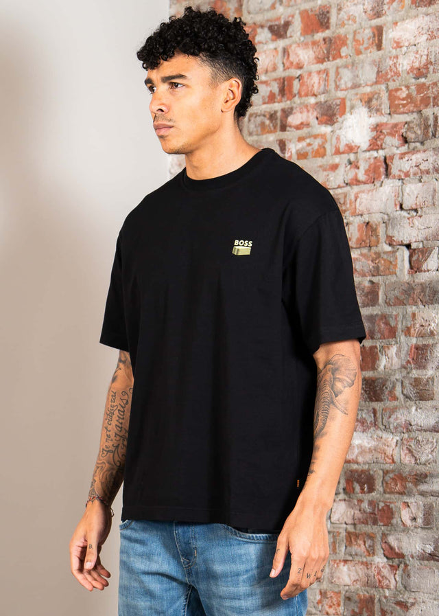 Hugo Boss T-shirts Te brutalism - black
