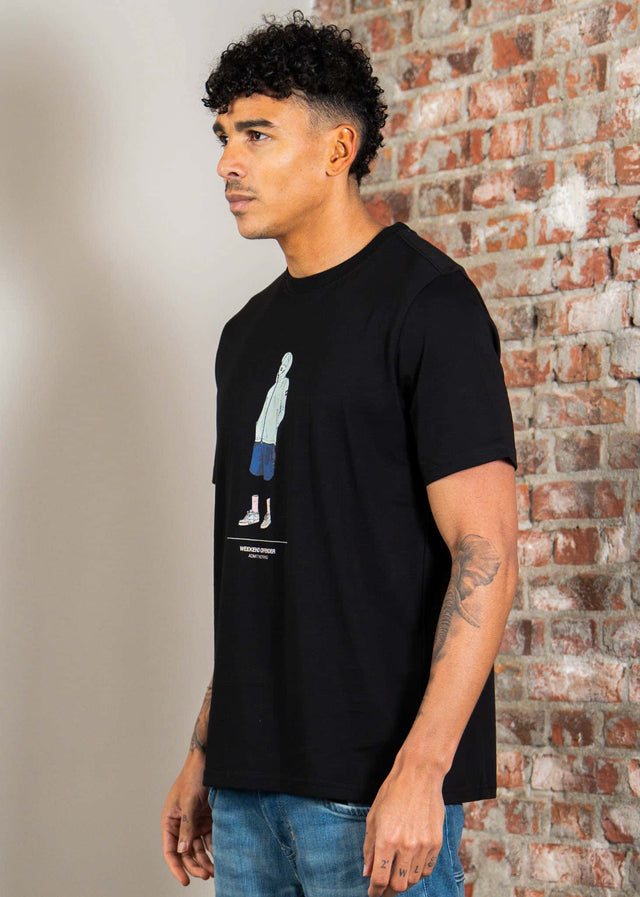 Weekend Offender T-shirts Drarga - black