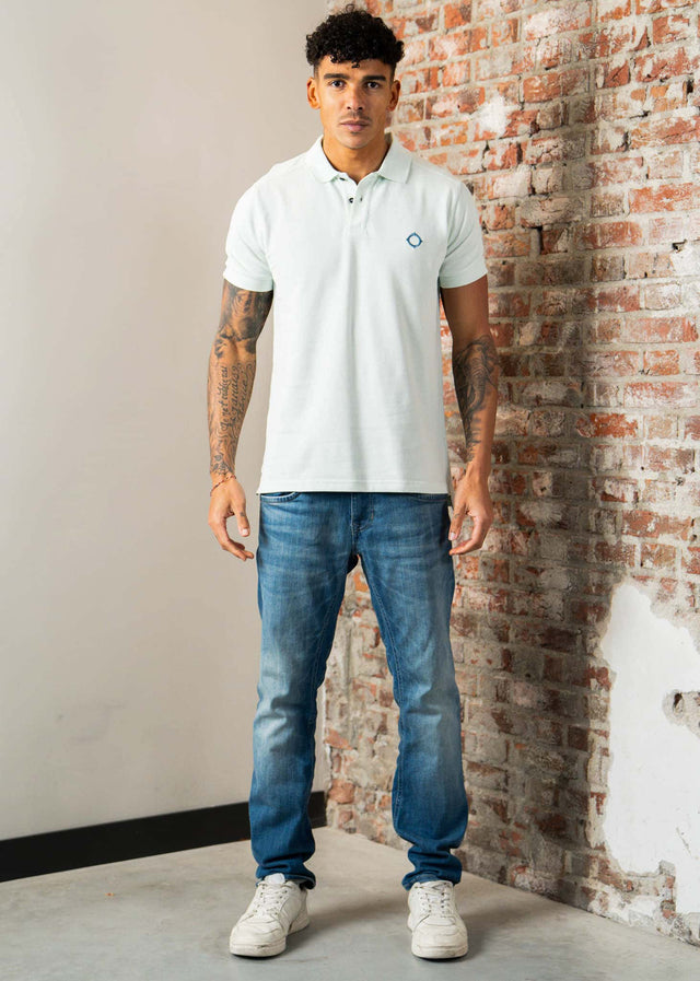 MA.Strum Polo's Mastrum pique polo - frost