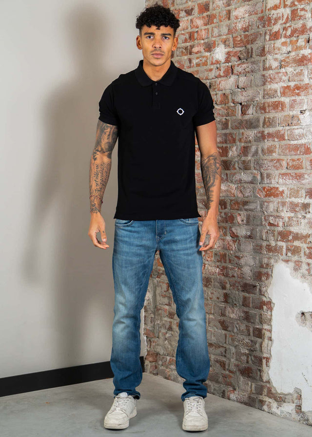 MA.Strum Polo's Mastrum pique polo - jet black
