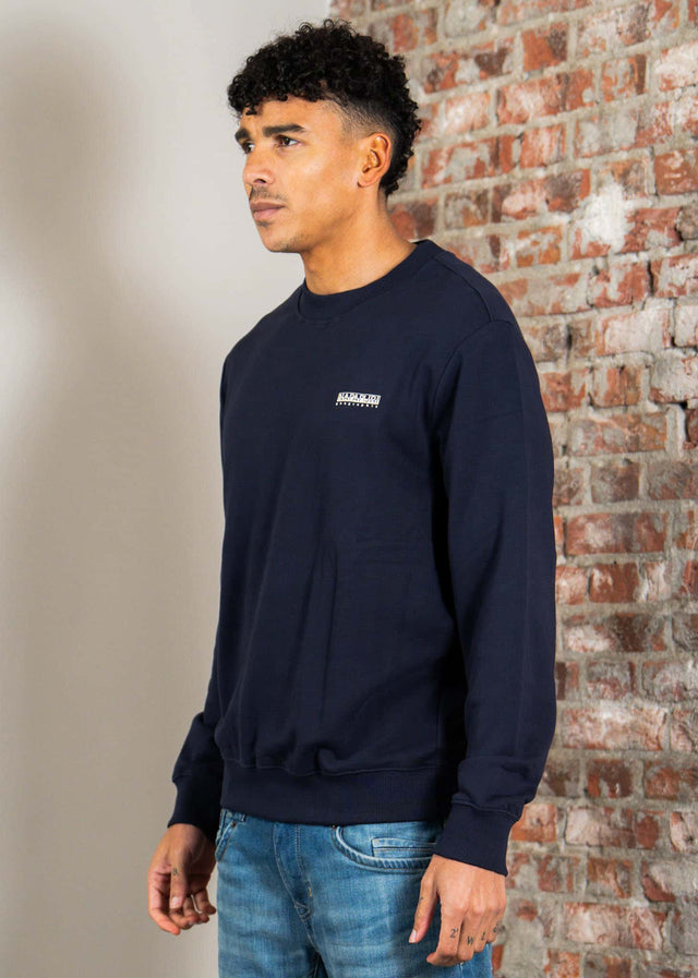 Napapijri Sweaters B small box c - blu marine