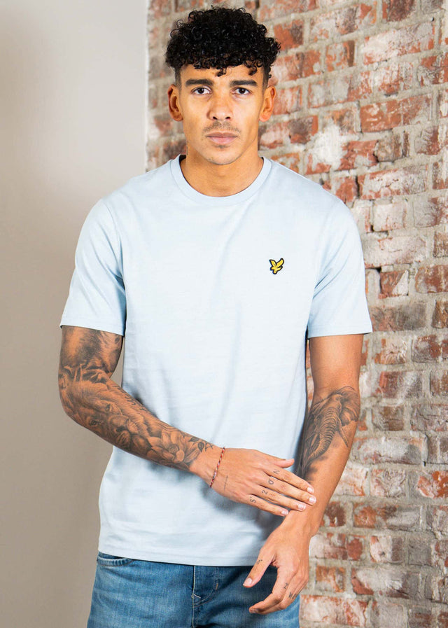 Lyle & Scott T-shirts Plain t-shirt - blue ice