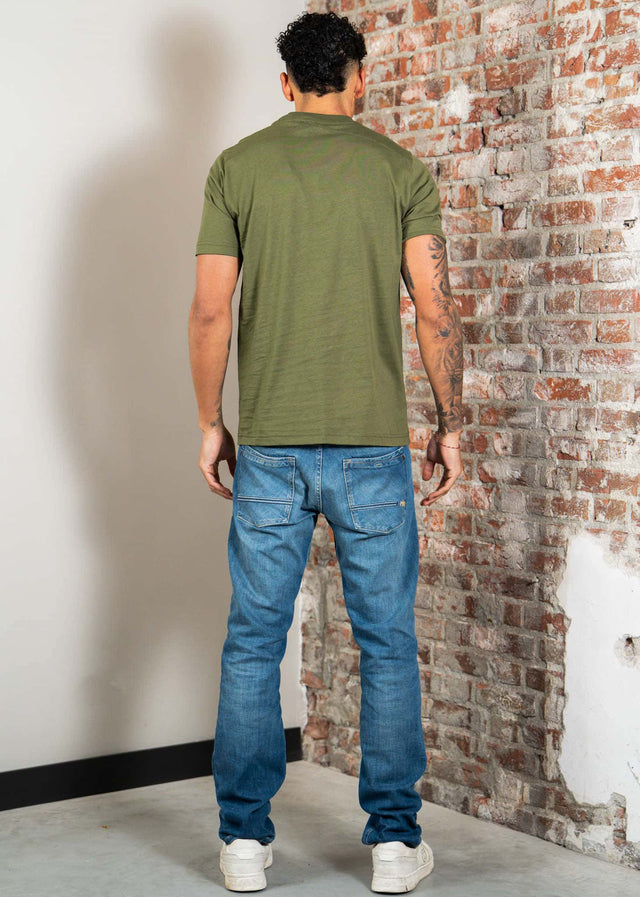 MA.Strum T-shirts Beam logo tee - bronze green