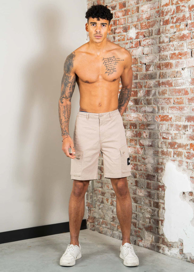 Weekend Offender Korte Broeken Ksar cargo short - stone