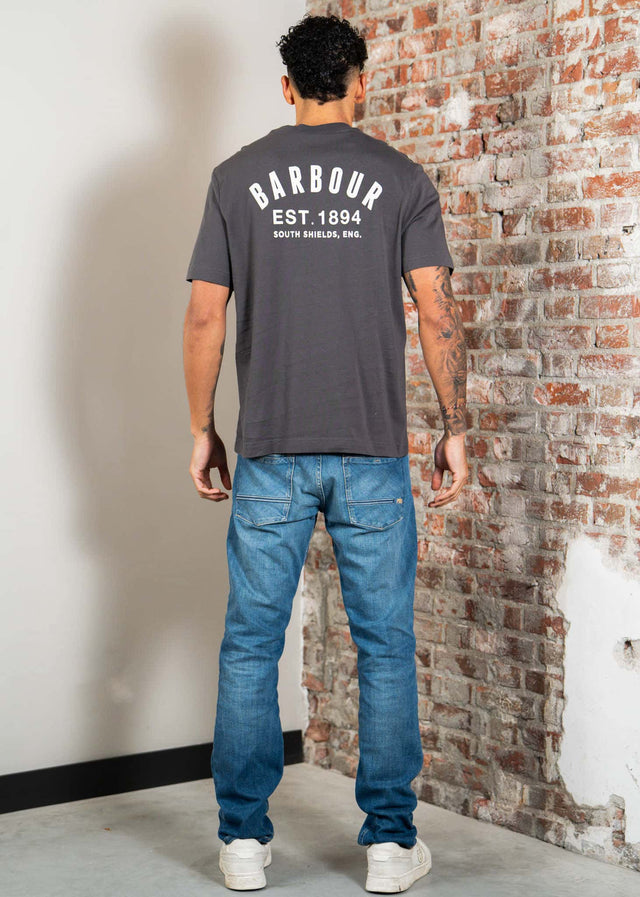 Barbour T-shirts Barbour packling relaxed graphic t-shirt - asphalt