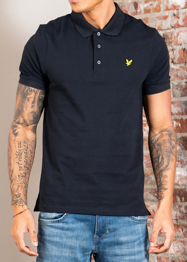Lyle & Scott Polo's Plain polo shirt - dark navy