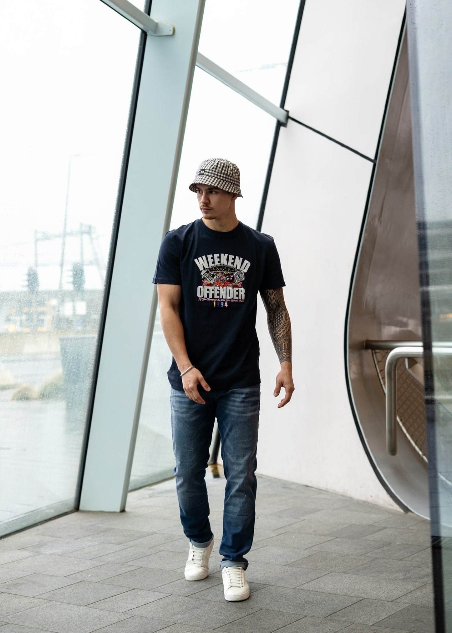 Weekend Offender T-shirts Pyramid - navy