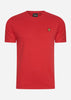 Lyle & Scott T-shirts Plain t-shirt - gala red