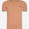 Fred Perry Polo's Twin tipped Fred Perry shirt - light rust warm green