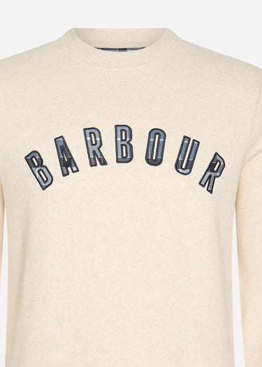 Barbour Truien  Debson crew - white marl