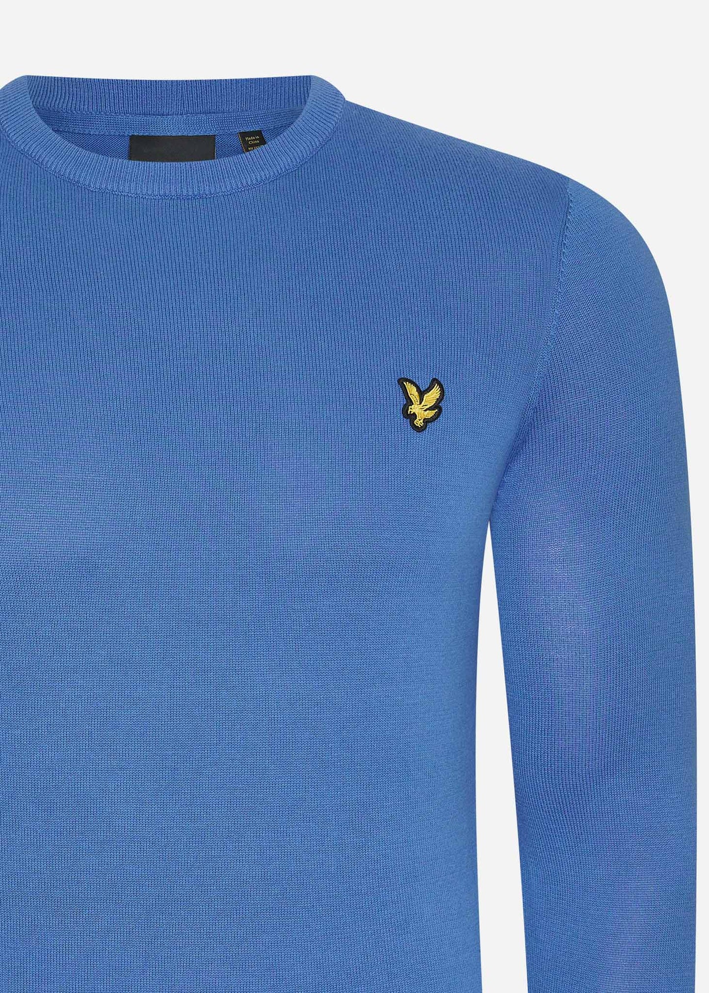 Lyle & Scott Truien Cotton crew neck jumper - spring blue