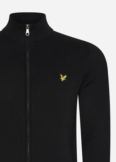 Lyle & Scott Vesten  Full zip jumper - jet black