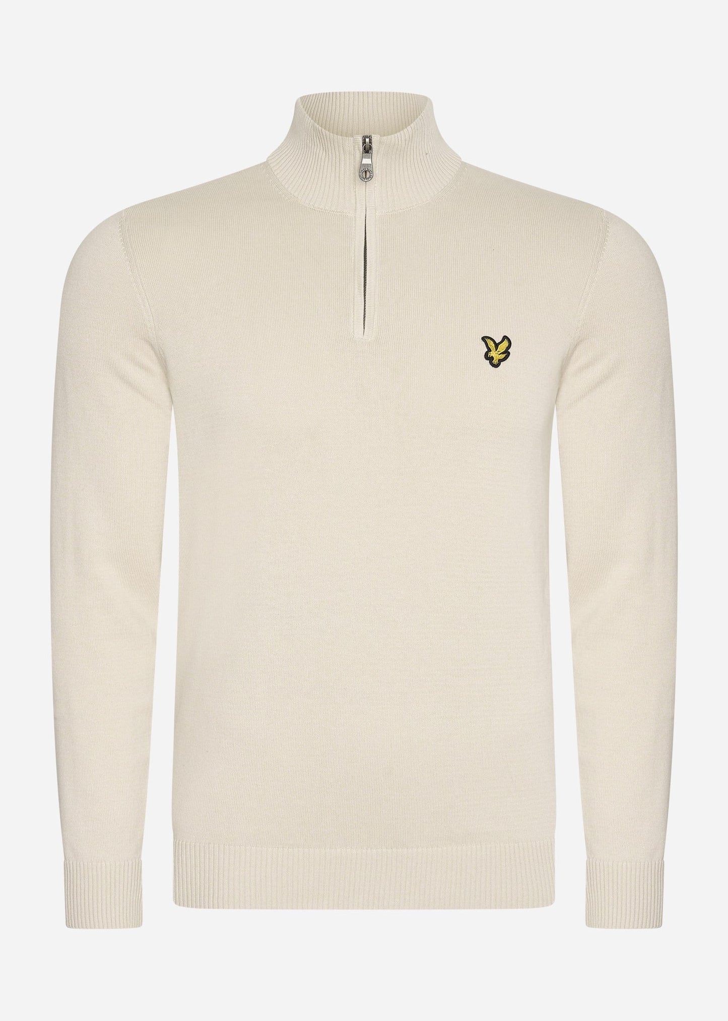 Lyle & Scott Truien Cotton merino quarter zip jumper - cove