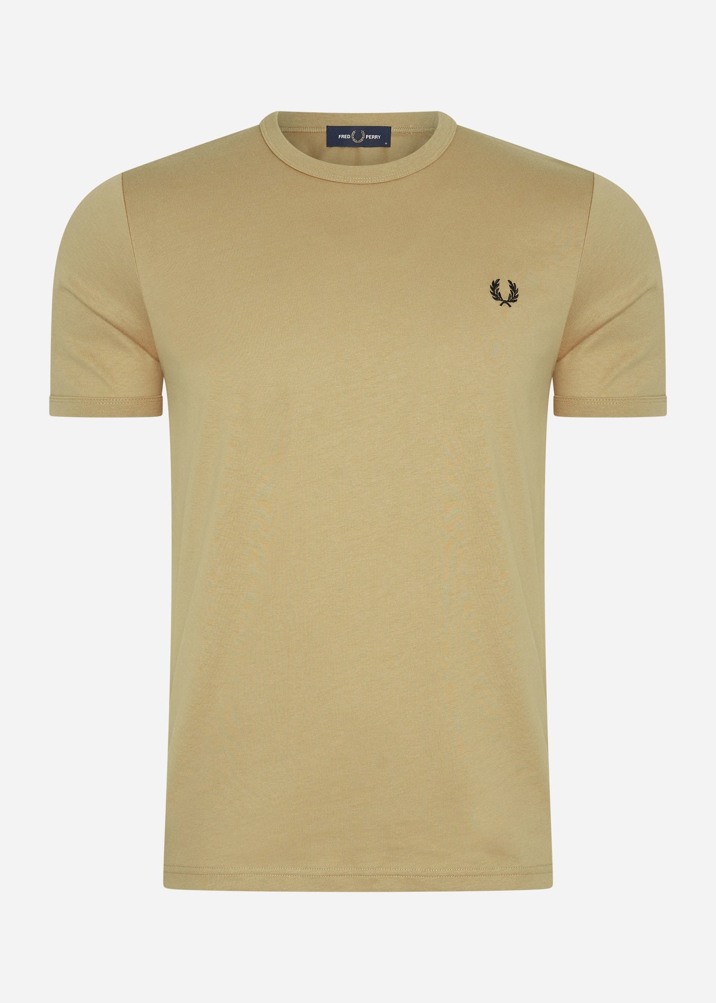 Fred Perry T-shirts Ringer t-shirt - warm stone black