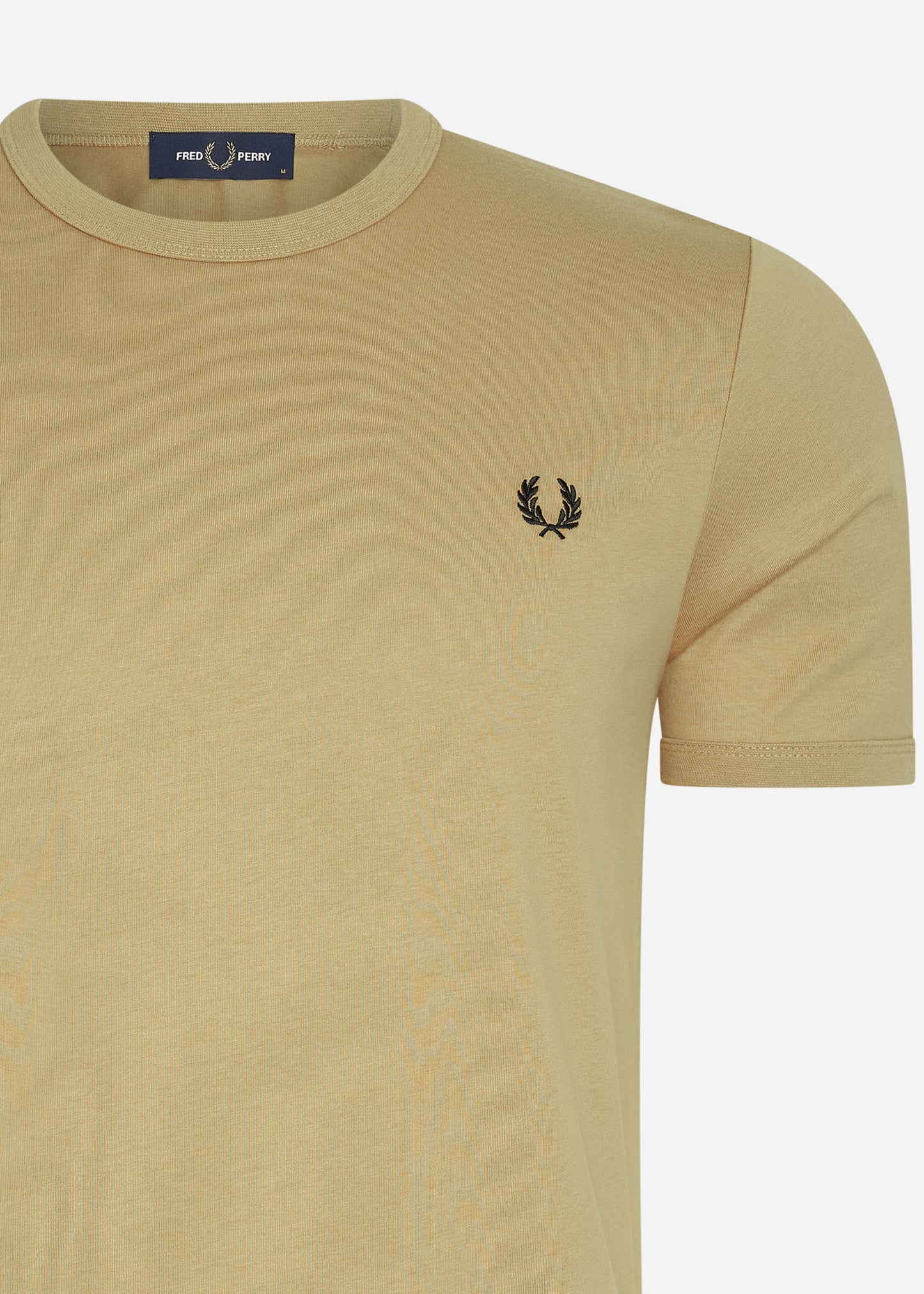 Fred Perry T-shirts Ringer t-shirt - warm stone black
