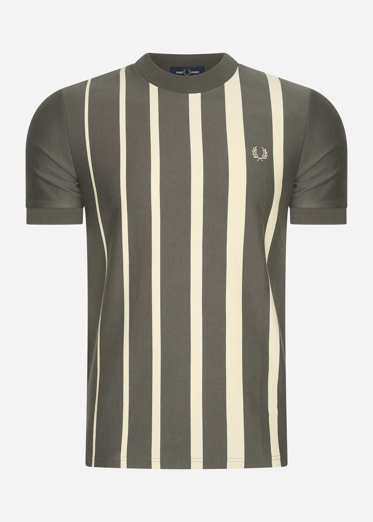 Fred Perry T-shirts Gradient stripe t-shirt - field green