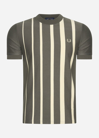 Fred Perry T-shirts  Gradient stripe t-shirt - field green