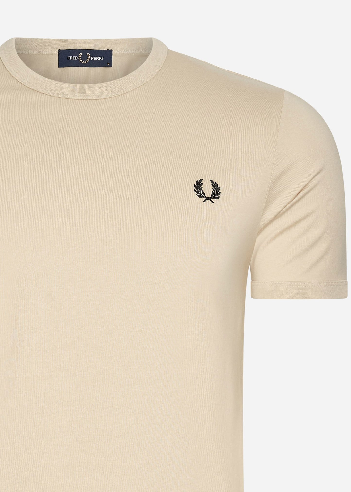 Fred Perry T-shirts Ringer t-shirt - oatmeal black