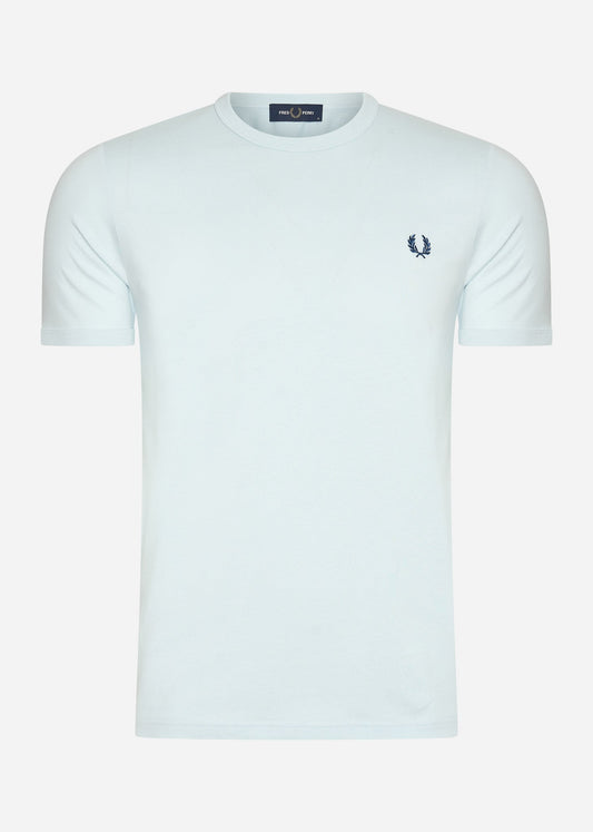 Fred Perry T-shirts  Ringer t-shirt - light ice midnight blue 