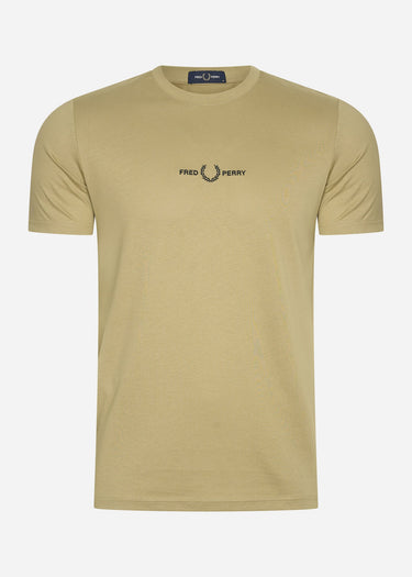 Fred Perry T-shirts  Embroidered t-shirt - warm stone