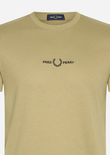 Fred Perry T-shirts  Embroidered t-shirt - warm stone