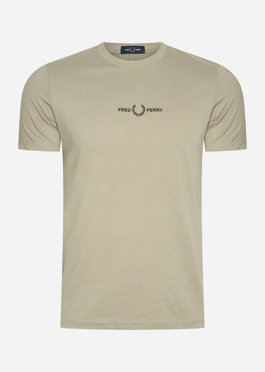 Fred Perry T-shirts  Embroidered t-shirt - warm grey