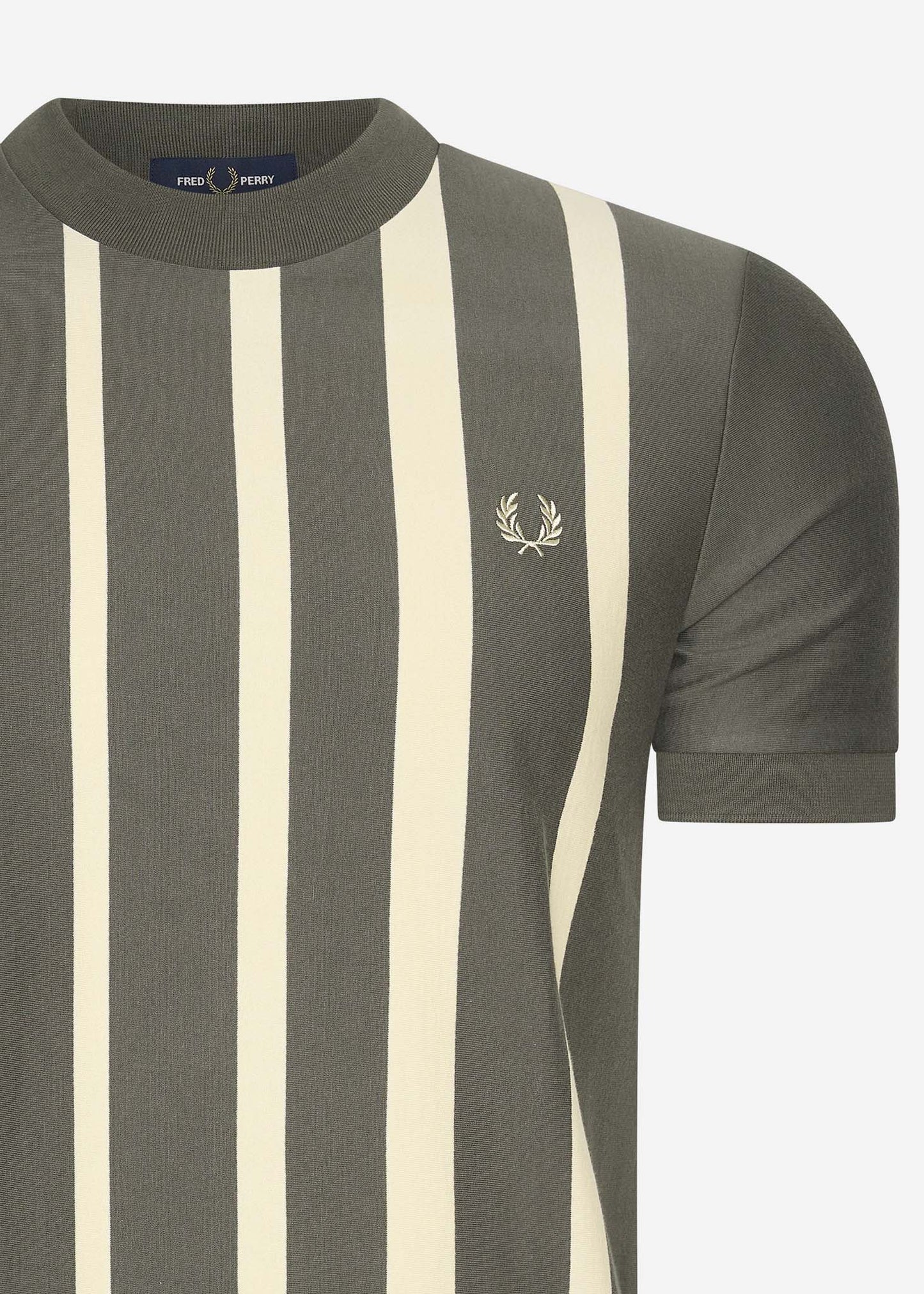 Fred Perry T-shirts Gradient stripe t-shirt - field green