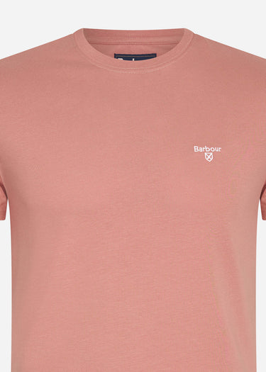 Barbour T-shirts  Essential sports tee - pink clay