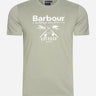 Barbour T-shirts Fly tee - forest fog
