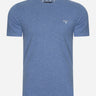 Barbour T-shirts Tartan sports tee - chambray