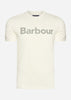 Barbour T-shirts Logo tee - ecru