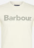Barbour T-shirts Logo tee - ecru