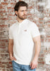Fred Perry Polo's The fred perry polo shirt- lghecru cinnamon